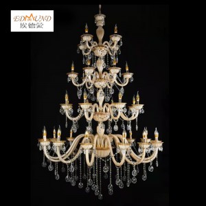 1308-14+8+6+4 Modern crystal chandelier luxury decoration