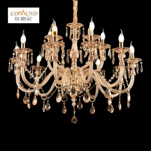 1310-10+5 Modern crystal chandelier luxury decoration