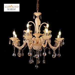 1338-8+4 Modern crystal chandelier luxury decoration